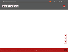 Tablet Screenshot of moebel-hartmann.com